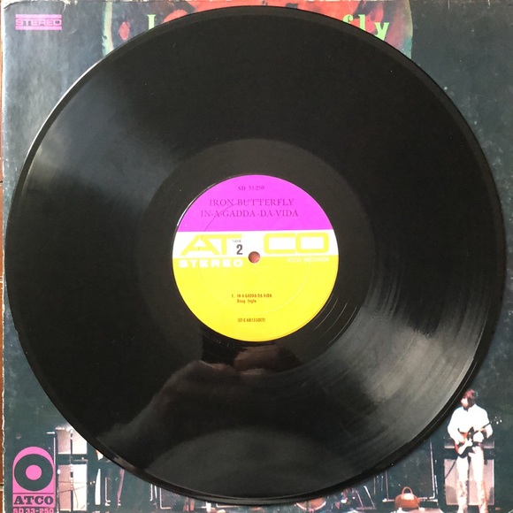 Iron Butterfly In-A-Gadda-Da-Vida Vinyl Album '68 - Picture 5 of 6